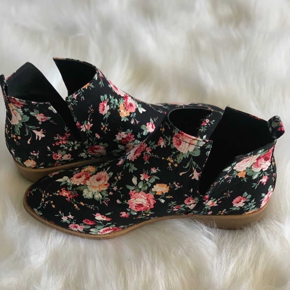Floral Booties